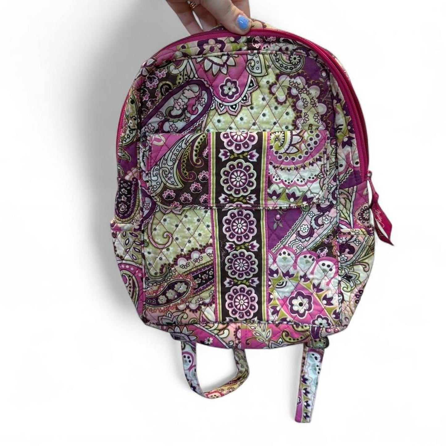 🎒 Vera Bradley Backpack – Very Berry Paisley
