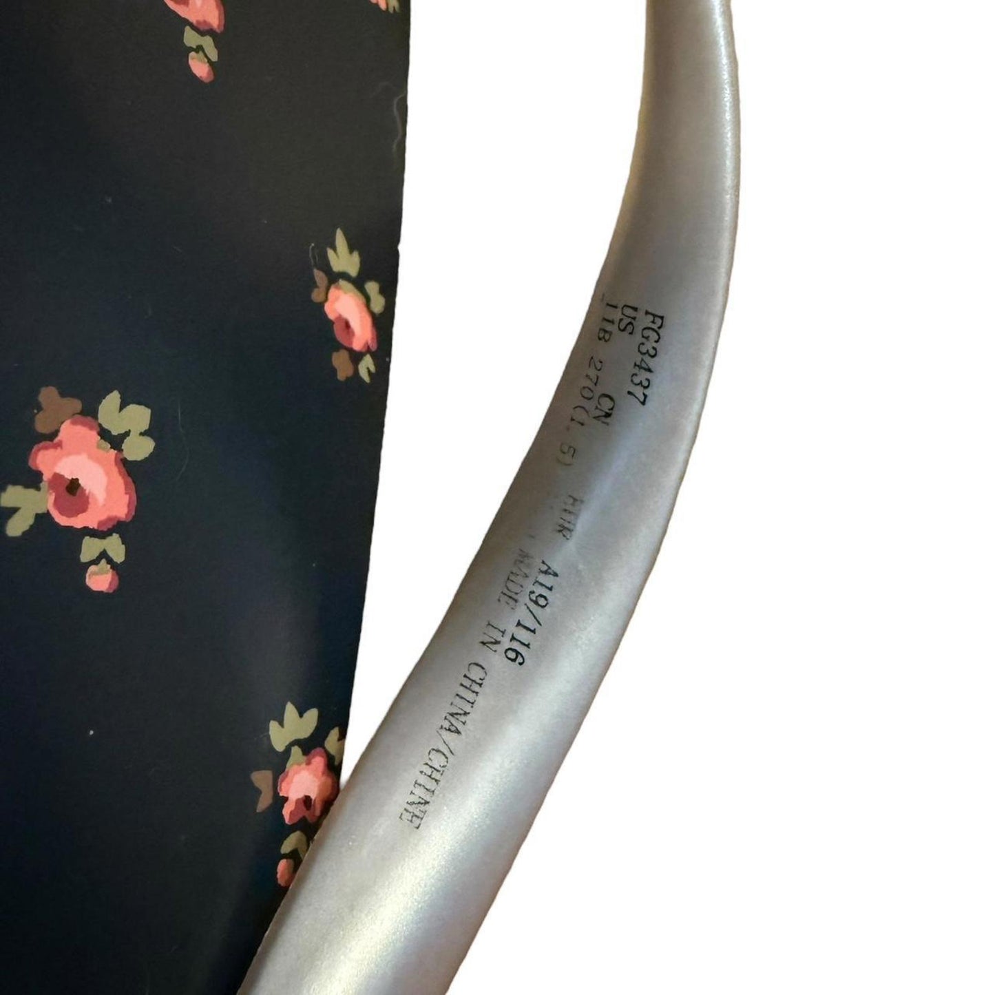 Coach floral flip flops with silver straps πΈπ€