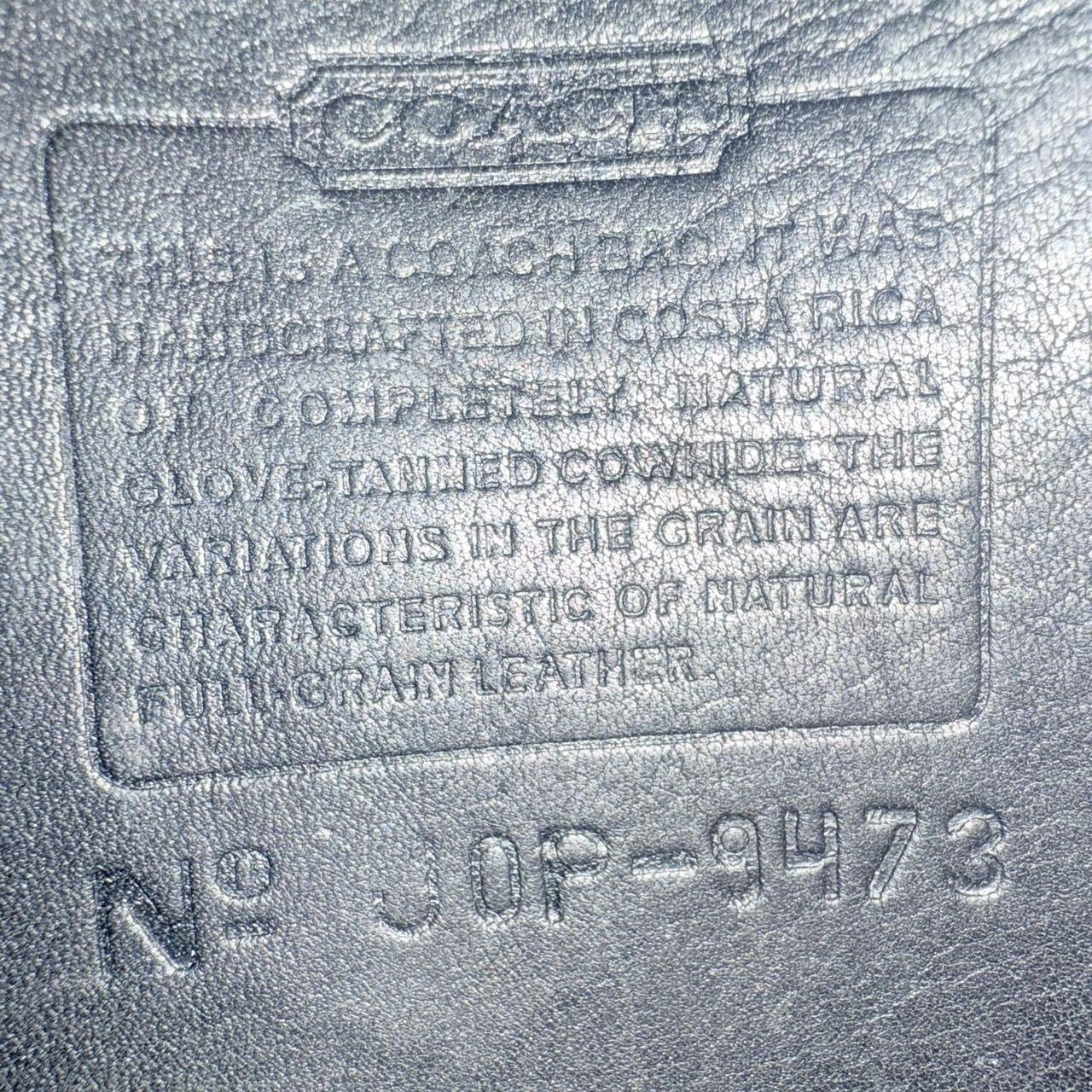 Coach, Slim Crossbody Flap, 1990, made in Costa Rica