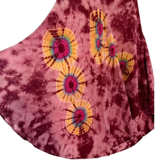 2000s/2010s Boho Tie-Dye Festival Dress 🌈