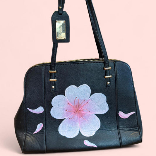 Custom Cherry Blossom Crossbody Bowler