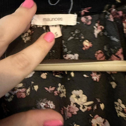 2010s Maurices Floral Bomber Jacket 🌸