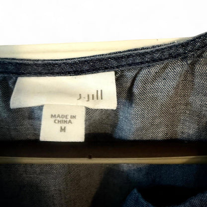 J. Jill Sleeveless Denim Dress