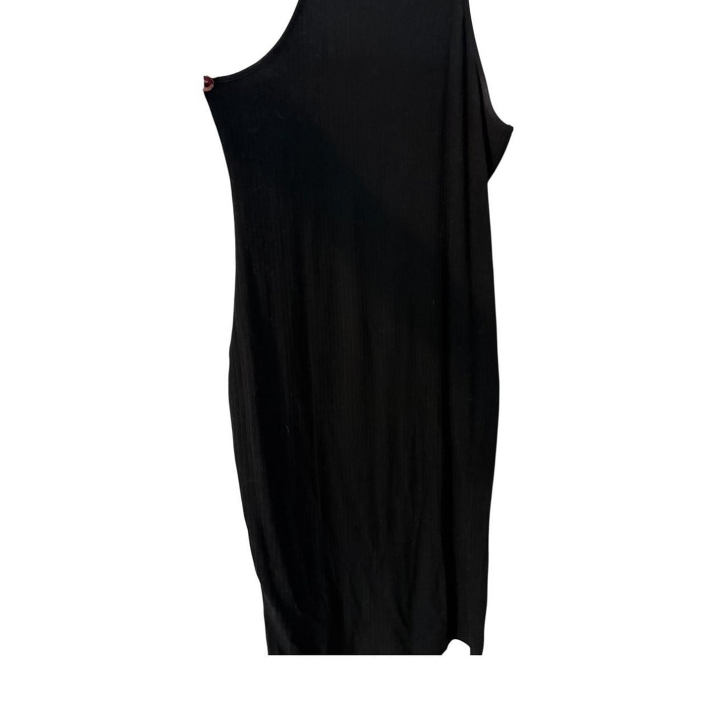 Ribbed XL no boundaries bodycon racer back midi dress.