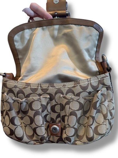 Coach SoHo Signature Buckle Flap Shoulder Bag