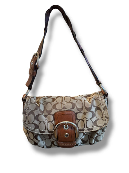 Coach SoHo Signature Buckle Flap Shoulder Bag