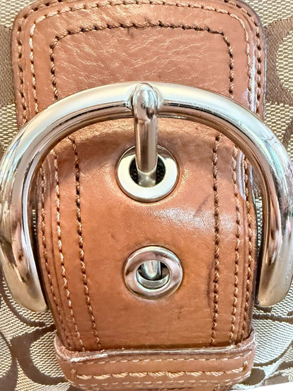 Coach SoHo Signature Buckle Flap Shoulder Bag