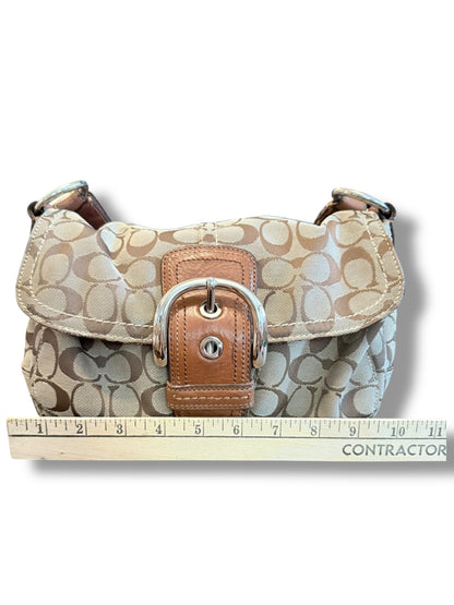 Coach SoHo Signature Buckle Flap Shoulder Bag