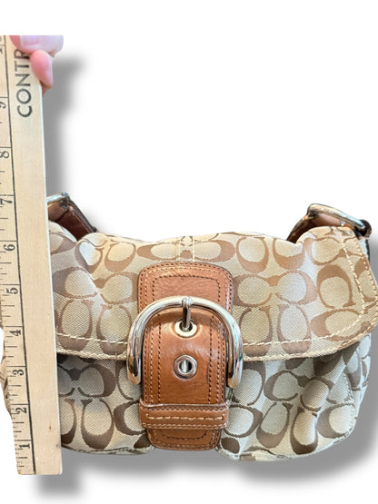 Coach SoHo Signature Buckle Flap Shoulder Bag