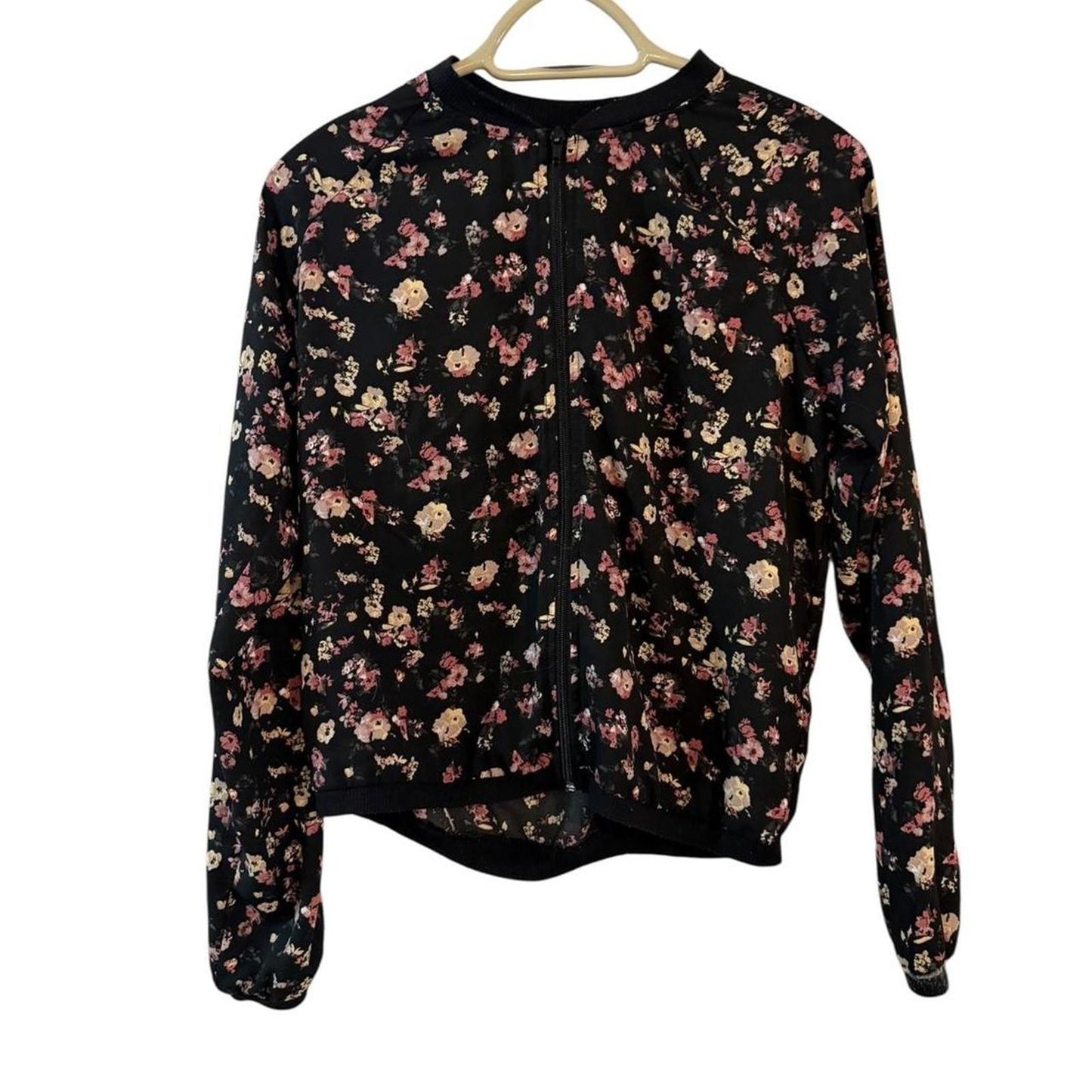2010s Maurices Floral Bomber Jacket 🌸