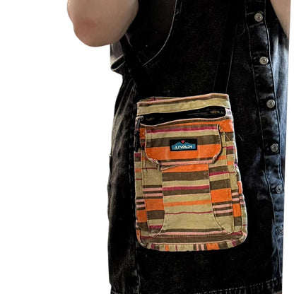 ☀️ KAVU Mini Keeper Crossbody in Striped Canvas ☀️