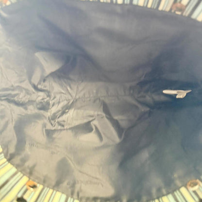 🧺 Longaberger Striped Fabric Tote (2002–2006) 🧺