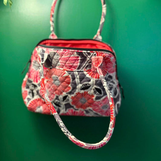 Vera Bradley Satchel in Cherry Blossom